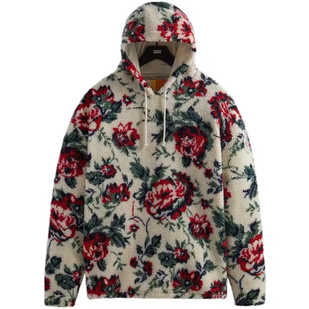Kith Merrick Floral Sherpa Hoodie